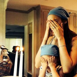 Israeli actress Gal Gadot lights Shabbat candles  & prays with her daughter for the safety of IDF soldiers & the Nation of Israel
